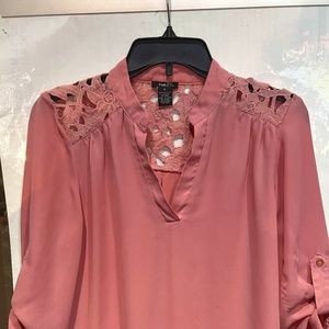 Rue 21 Women's Dress Shirt (Pink)